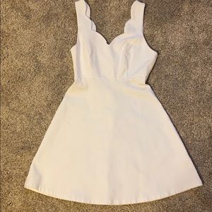 White cocktail dress